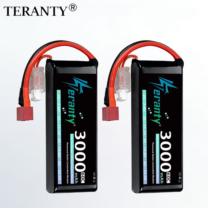 Drone Battery Plate - TERANTY 2S 3000mAh Lipo Battery 7.4V
