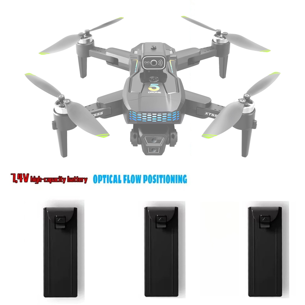 Drone Battery Li-Ion - XT555 GPS Drone Battery 3.7V 2000mAh