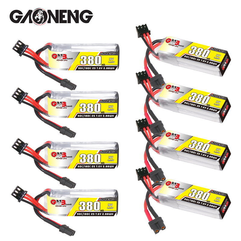 Drone Battery Plate - GNB 2S 7.6V 380mAh 90C/180C Lipo