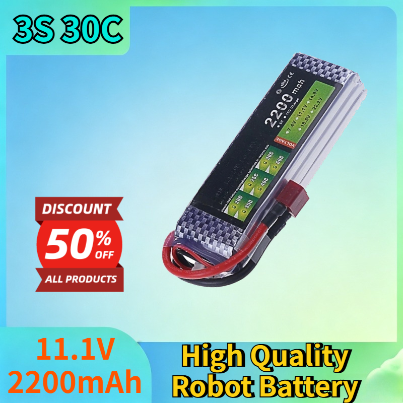 New 3S 30C 11.1V 2200mAh Li-po - Drone Battery 3S 评论和价格