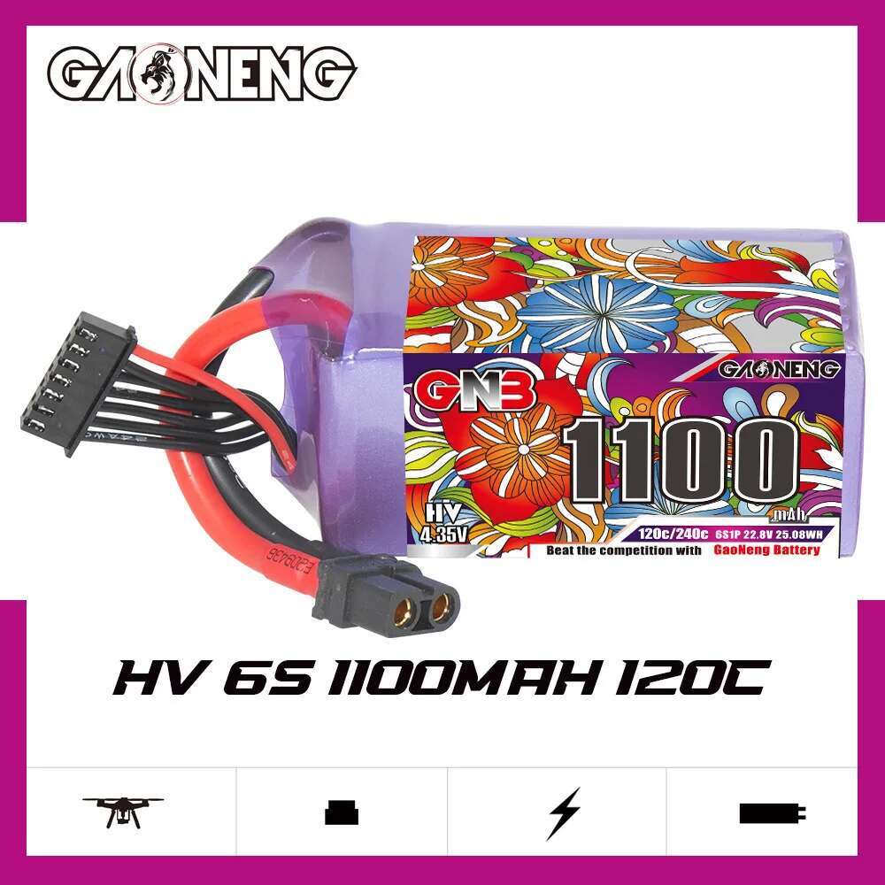 2Pcs GNB 6S Lipo Battery 22.8V - Drone Battery Plate 评论和价格