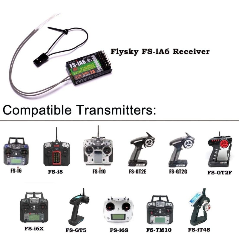 Flysky FS-IA6 Receiver 6CH Dua - Drone Battery Plate 评论和价格