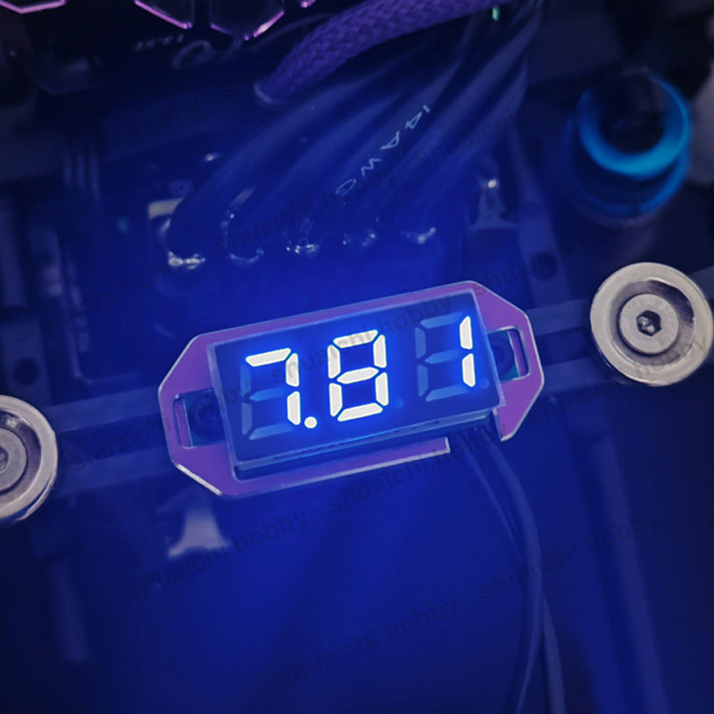 1PCS 2.5-40V RC Voltmeter Colo - Drone Battery Alarm 评论和价格