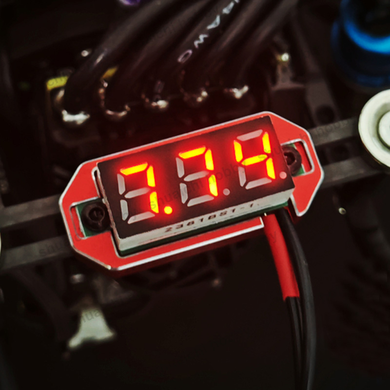 1PCS 2.5-40V RC Voltmeter Colo - Drone Battery Alarm 评论和价格