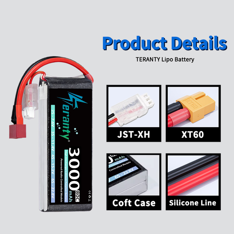 TERANTY 2S 3000mAh Lipo Batter - Drone Battery Plate 评论和价格