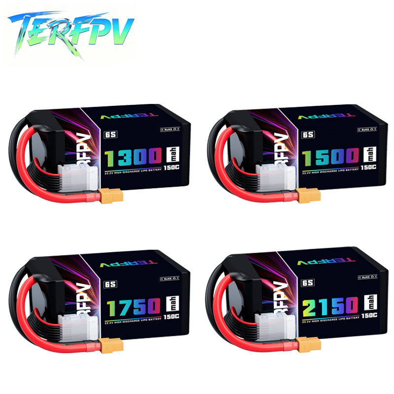 TERFPV Lipo Battery 6S 22.2V 1 - Drone Battery Plate 评论和价格