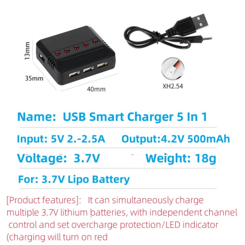 Syma X5HW X5HC X5C X5SW 3.7V 5 - Drone Battery Connector 评论和价格