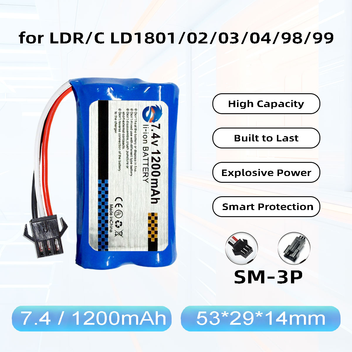 Skymaker 2S Li-Ion Battery 7.4 - Drone Battery Li-Ion 评论和价格
