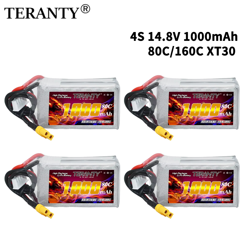 TERANTY 4S 1000mAh 14.8V 80C/1 - Drone Battery Plate 评论和价格