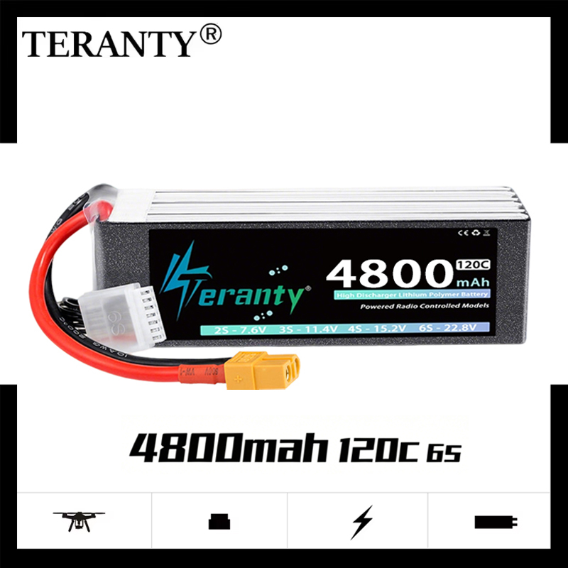 TERANTY 6S 4800mAh Lipo Batter - Drone Battery Plate 评论和价格