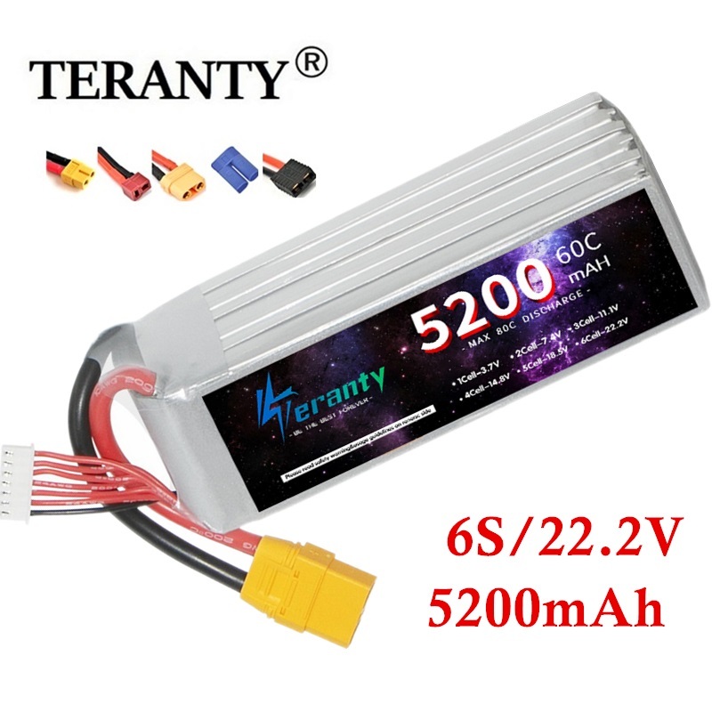 TERANTY 6S 5200mAh Lipo Batter - Drone Battery 6S 评论和价格