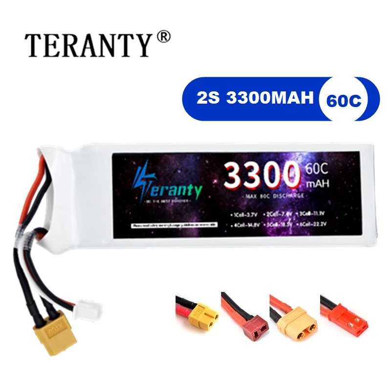 2S 7.4V LiPo Battery 3300mAh 6 - Drone Battery Lipo 评论和价格