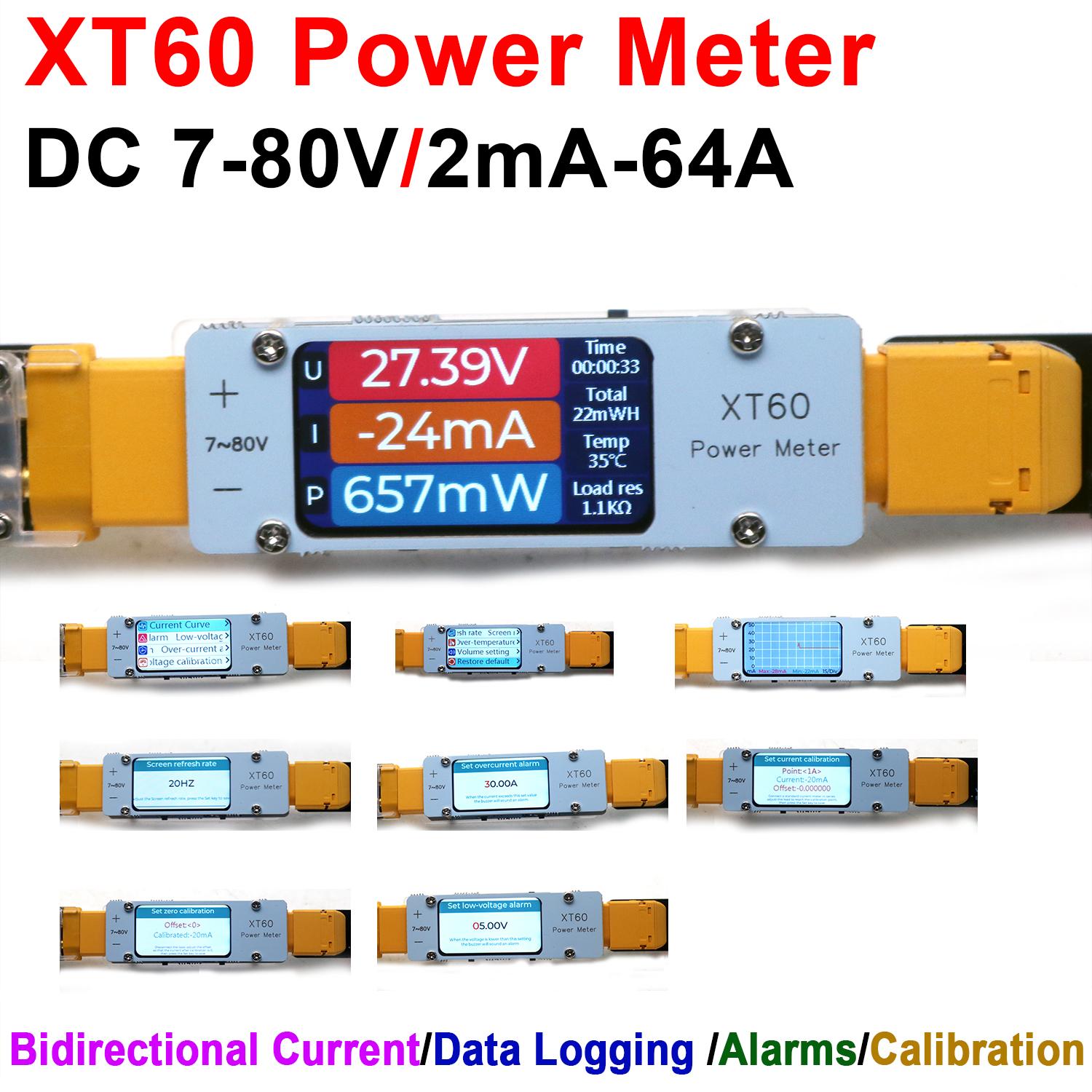 DC 7-80V 64A Bidirectional Pow - Drone Battery Alarm 评论和价格