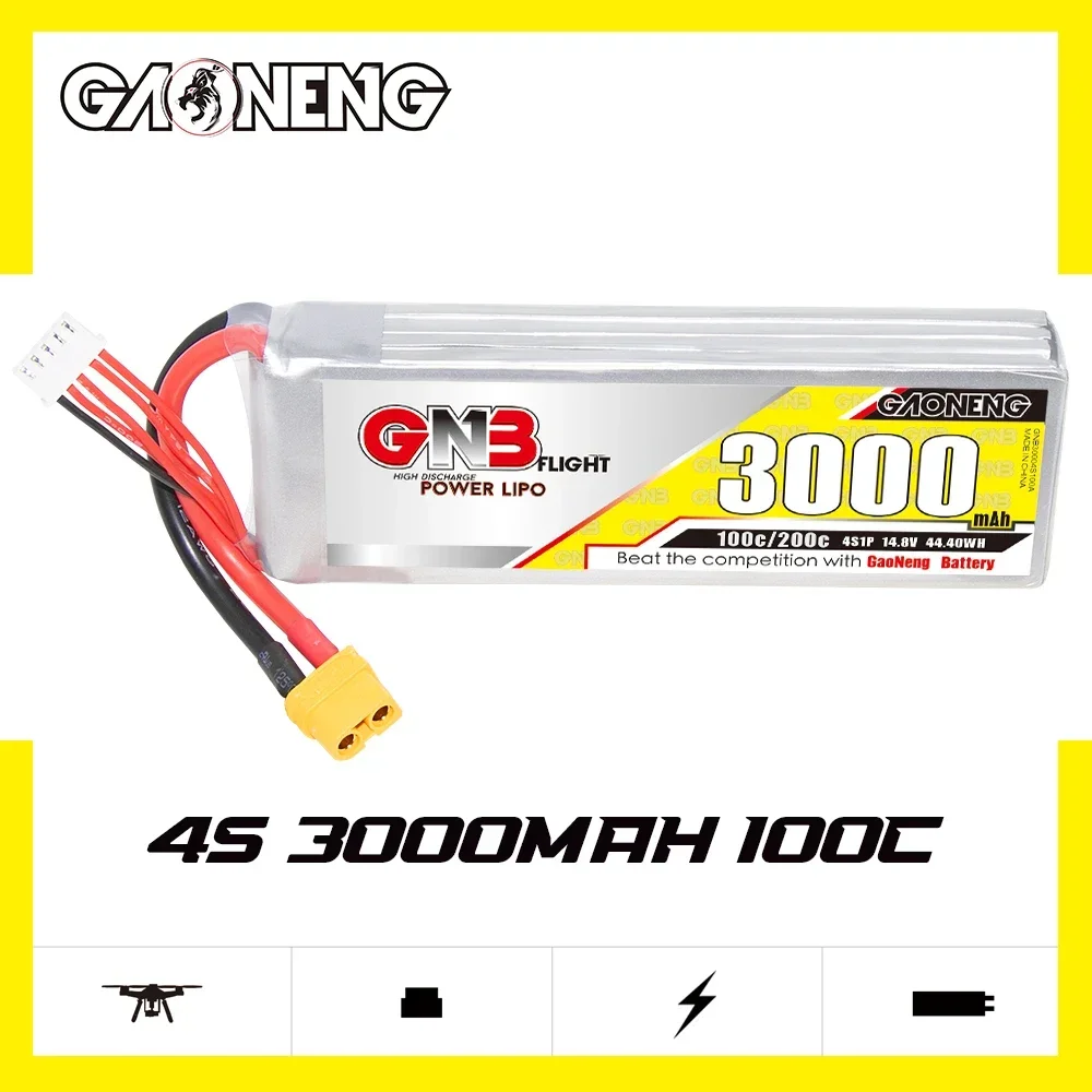 GAONENG GNB 3000mAh 4S 100C 20 - Drone Battery 4S 评论和价格