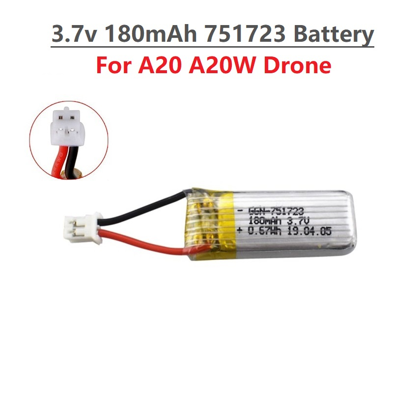 Original 3.7V 180mAh Lipo Batt - Drone Battery Li-Ion 评论和价格