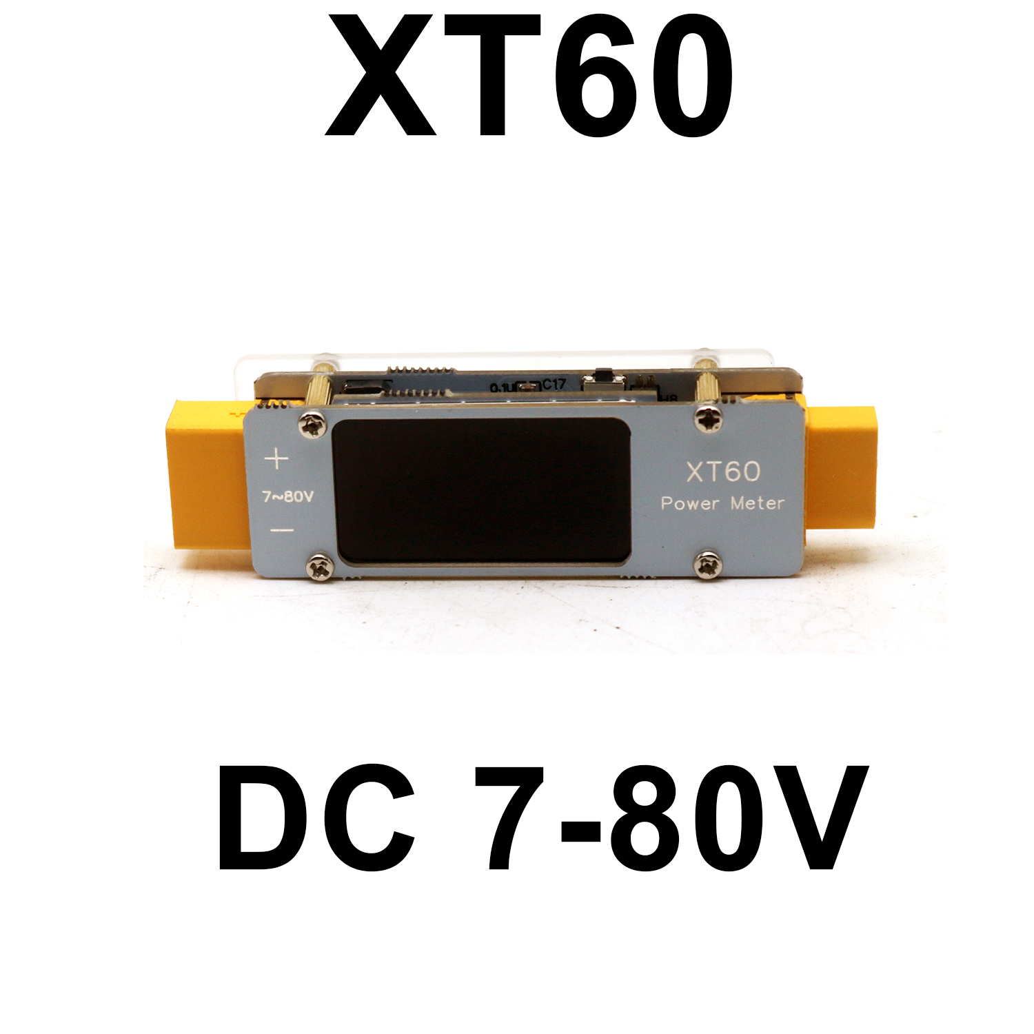 64A DC XT60 Power Meter Bidire - Drone Battery Voltage Checker 评论和价格