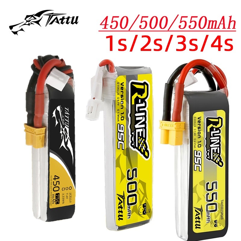 3Pcs NEW TATTU 450/500/550mAh  - Drone Battery 3S 评论和价格