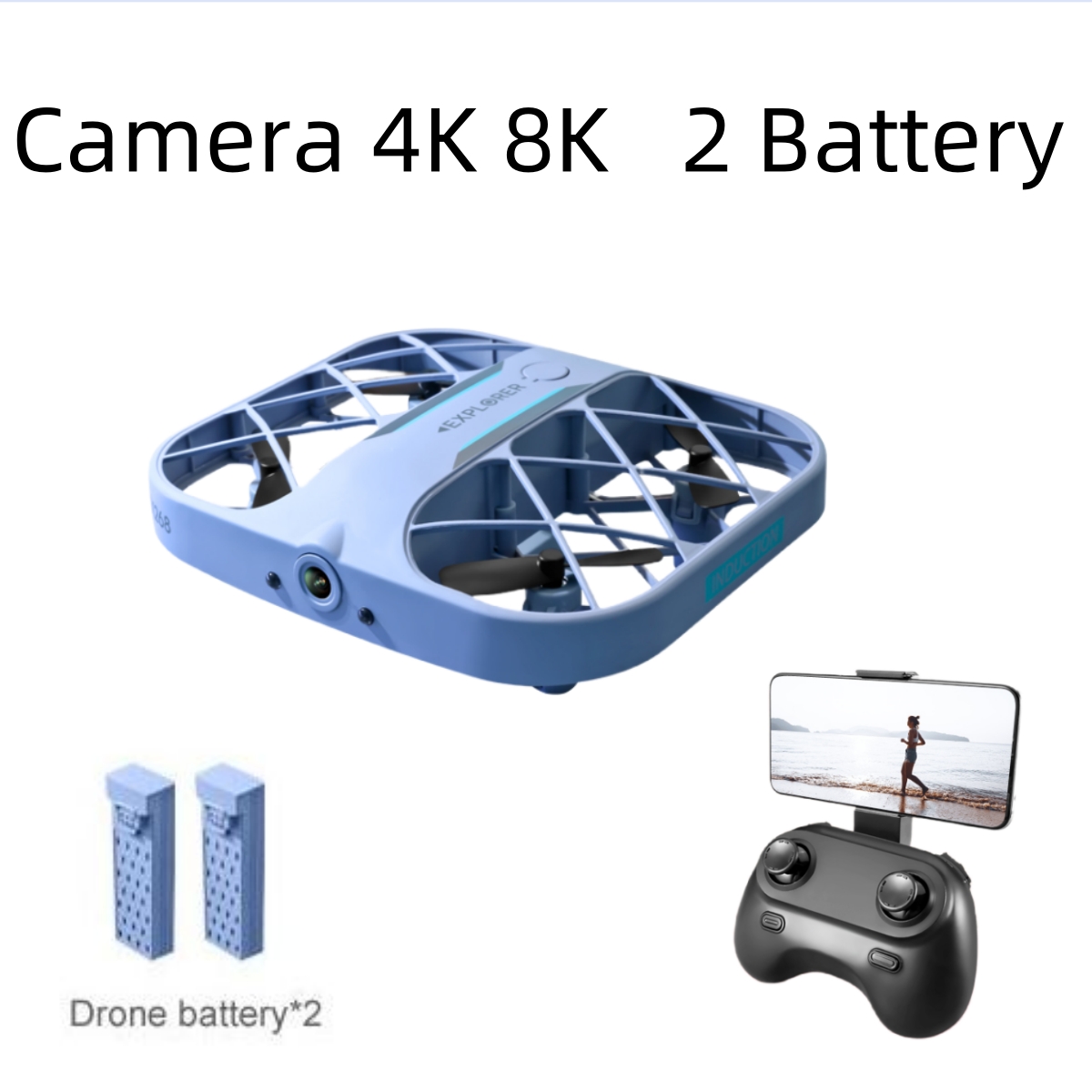 JJRC H107 FPV RC Drone with 2  - Drone Battery Case 评论和价格