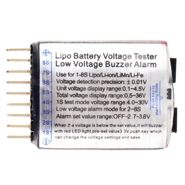1/2/5PCS RC Voltage Display Ba - Drone Battery Alarm 评论和价格