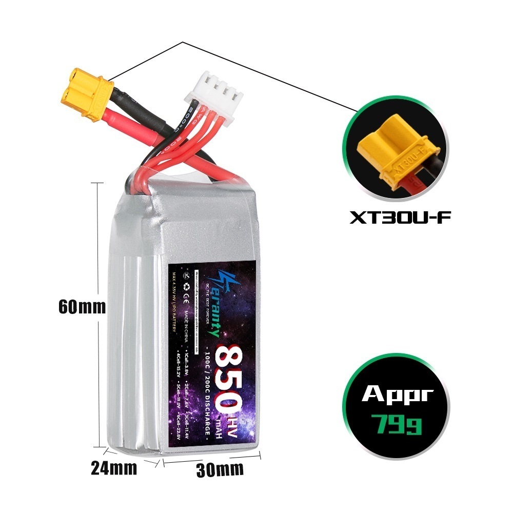 1/2/3PCS TERANTY 3S 11.4V Lipo - Drone Battery 3S 评论和价格